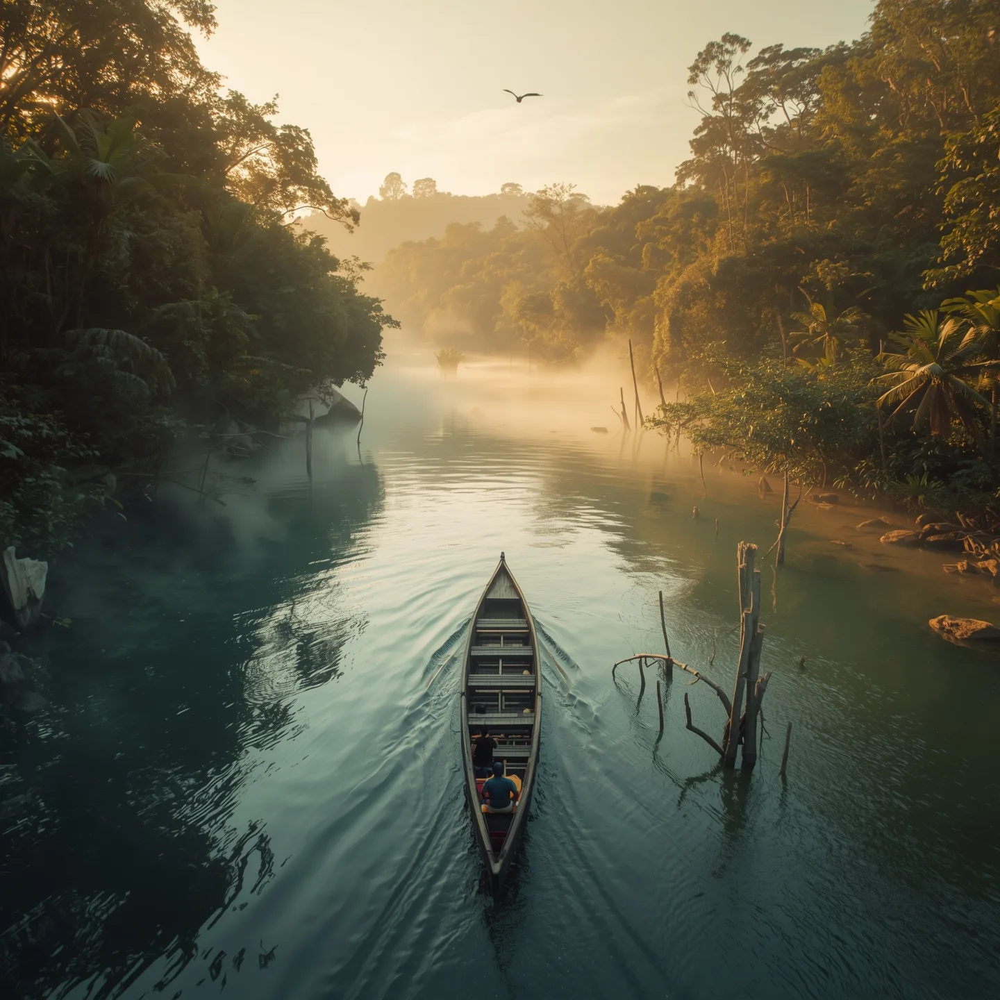 sungai pedalaman Borneo - roguepowerpack